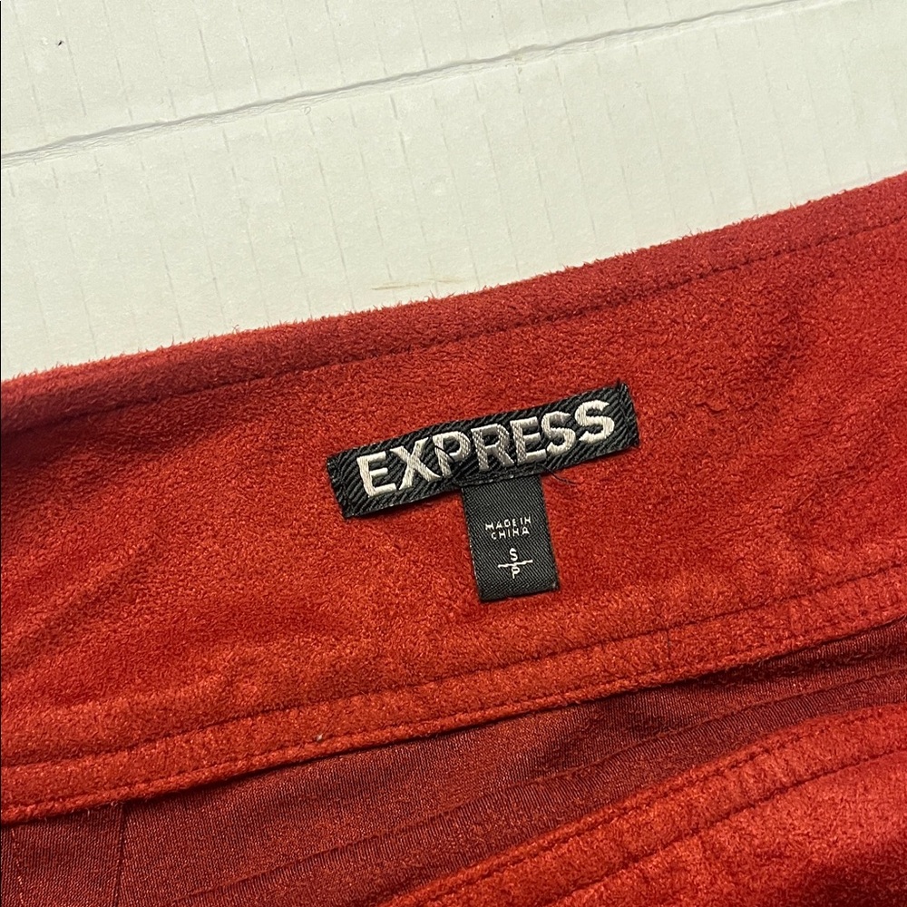 Express Scarlet Fringe Mini Skirt - Picture 2 of 6